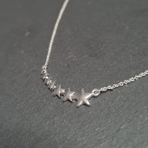 Shooting Star Necklace - Silver